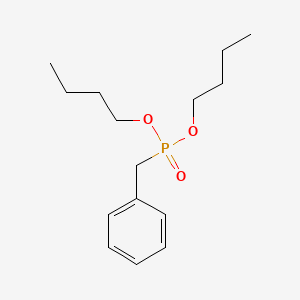 molecular formula C15H25O3P B1619243 Benzylphosphonic acid dibutyl ester CAS No. 3762-27-4
