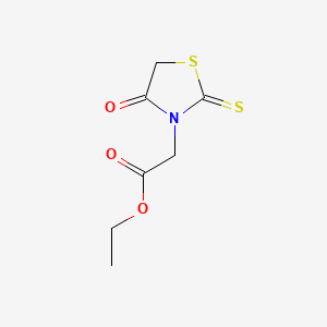 molecular formula C7H9NO3S2 B1619261 3-Rhodanineacetic acid, ethyl ester CAS No. 23176-01-4