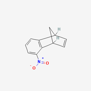 molecular formula C11H9NO2 B1619264 1,4-Methanonaphthalene, 1,4-dihydro-5-nitro- CAS No. 58673-43-1