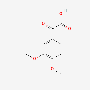 molecular formula C10H10O5 B1619267 Glyoxylic acid, (3,4-dimethoxyphenyl)- CAS No. 4732-70-1