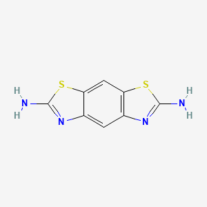 molecular formula C8H6N4S2 B1619270 [1,3]Thiazolo[4,5-f][1,3]benzothiazole-2,6-diamine CAS No. 2789-24-4