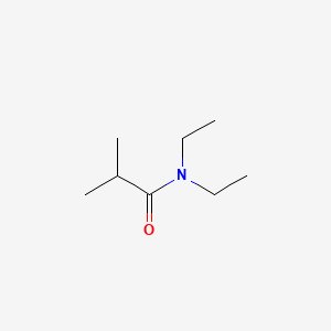 molecular formula C8H17NO B1619271 Propanamide, N,N-diethyl-2-methyl- CAS No. 33931-44-1