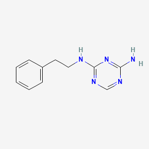 N-(2-phenylethyl)-1,3,5-triazine-2,4-diamine