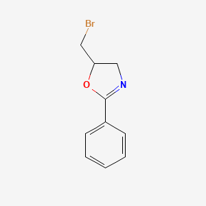 5-(Bromomethyl)-2-phenyl-4,5-dihydro-1,3-oxazole