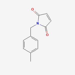 molecular formula C12H11NO2 B1619287 1-((4-甲苯基)甲基)-1H-吡咯-2,5-二酮 CAS No. 42867-34-5