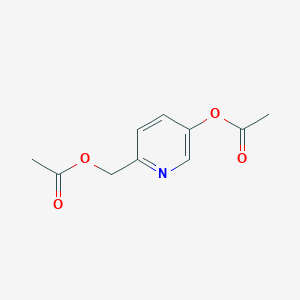 6-(Acetoxymethyl)pyridin-3-yl acetate