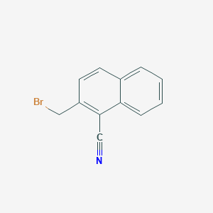molecular formula C12H8BrN B1619317 2-(Bromomethyl)-1-naphthonitrile CAS No. 67266-37-9