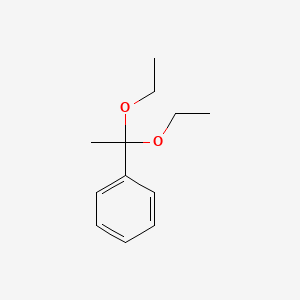 molecular formula C12H18O2 B1619321 Acetophenone diethyl ketal CAS No. 4316-37-4