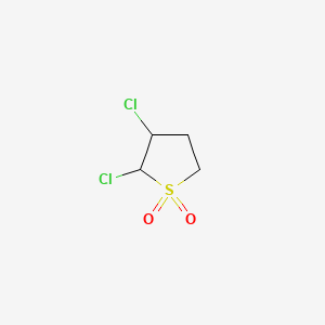 molecular formula C4H6Cl2O2S B1619334 2 3-Dichloro sulfolane CAS No. 51275-92-4