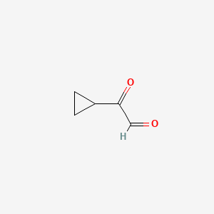 molecular formula C5H6O2 B1619340 2-Cyclopropyl-2-oxoacetaldehyde CAS No. 5617-85-6