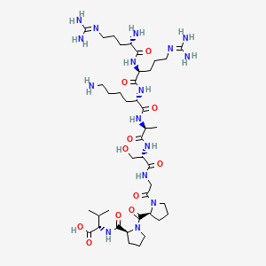 molecular formula C41H74N16O11 B1619341 Phosphate acceptor peptide CAS No. 93511-94-5