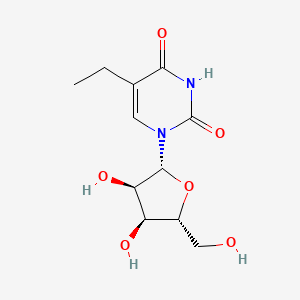 molecular formula C11H16N2O6 B1619342 5-Ethyluridine CAS No. 25110-76-3