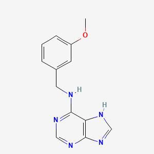 N-[(3-methoxyphenyl)methyl]-7H-purin-6-amine