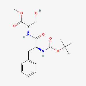 molecular formula C18H26N2O6 B1619350 Boc-Phe-Ser-Ome CAS No. 34290-59-0