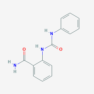 molecular formula C14H13N3O2 B1619361 2-(Phenylcarbamoylamino)benzamide CAS No. 59968-66-0