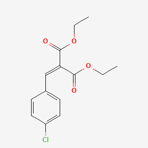 molecular formula C14H15ClO4 B1619362 Diethyl 2-(4-chlorobenzylidene)malonate CAS No. 6827-40-3