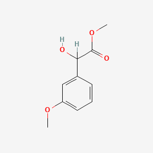 molecular formula C10H12O4 B1619363 Methyl 2-hydroxy-2-(3-methoxyphenyl)acetate CAS No. 54845-40-8