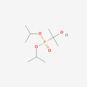 molecular formula C9H21O4P B1619369 Diisopropyl (1-hydroxy-1-methylethyl)phosphonate CAS No. 89865-29-2
