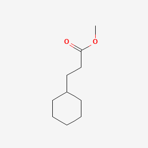 molecular formula C10H18O2 B1619370 Methyl cyclohexanepropionate CAS No. 20681-51-0