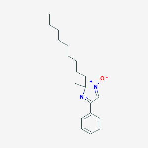 molecular formula C19H28N2O B161938 2-Methyl-2-nonyl-4-phenyl-2H-imidazole 1-oxide CAS No. 136440-26-1