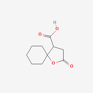 molecular formula C10H14O4 B1619381 2-Oxo-1-oxaspiro[4.5]decane-4-carboxylic acid CAS No. 2819-56-9