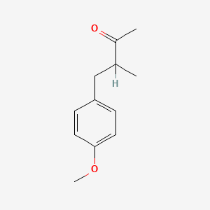 molecular formula C12H16O2 B1619389 2-Butanone, 4-(4-methoxyphenyl)-3-methyl- CAS No. 67828-19-7