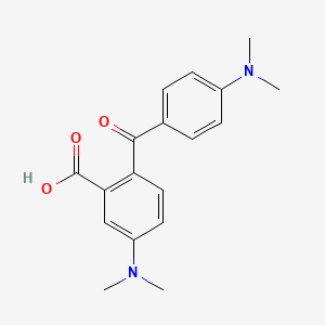 Benzoic acid, 5-(dimethylamino)-2-[4-(dimethylamino)benzoyl]-