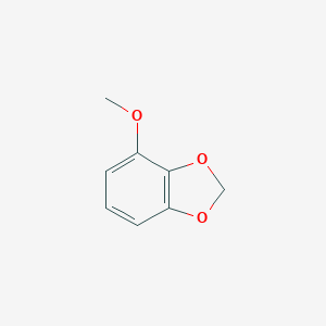 molecular formula C8H8O3 B161940 4-Methoxybenzo[d][1,3]dioxole CAS No. 1817-95-4