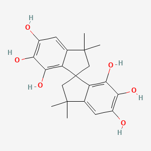 1,1'-Spirobi[1H-indene]-5,5',6,6',7,7'-hexol, 2,2',3,3'-tetrahydro-3,3,3',3'-tetramethyl-