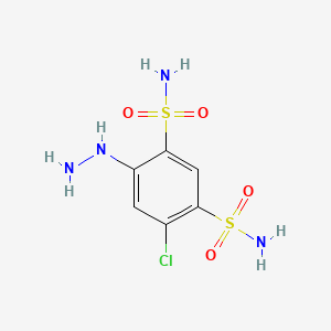 4-Chloro-6-hydrazino-m-benzenedisulfonamide
