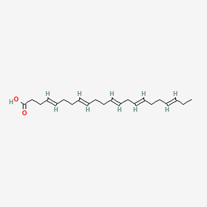 molecular formula C22H34O2 B1619406 4,8,12,15,19-Docosapentaenoic acid CAS No. 2548-85-8