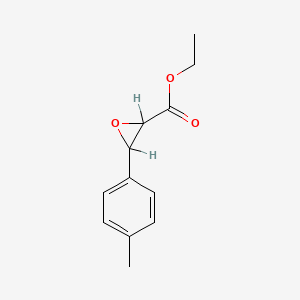 molecular formula C12H14O3 B1619413 Ethyl 3-p-tolyloxirane-2-carboxylate CAS No. 52788-71-3