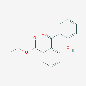 molecular formula C16H14O4 B1619420 Ethyl 2-(2-hydroxybenzoyl)benzoate CAS No. 7494-43-1