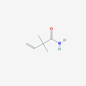 molecular formula C6H11NO B1619421 2,2-Dimethylbut-3-enamide CAS No. 7472-48-2