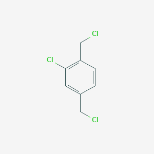 molecular formula C8H7Cl3 B1619427 Benzene, 2-chloro-1,4-bis-(chloromethyl) CAS No. 10221-08-6