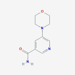molecular formula C10H13N3O2 B1619428 5-Morpholinonicotinamide CAS No. 500866-04-6