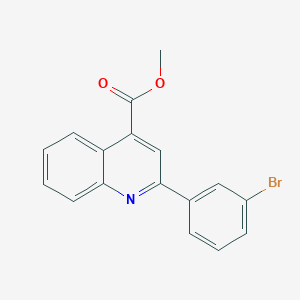 molecular formula C17H12BrNO2 B1619432 2-(3-溴苯基)喹啉-4-羧酸甲酯 CAS No. 350989-85-4