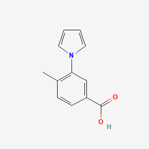 molecular formula C12H11NO2 B1619434 4-methyl-3-(1H-pyrrol-1-yl)benzoic acid CAS No. 593272-75-4