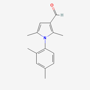 molecular formula C15H17NO B1619435 1-(2,4-Dimethyl-phenyl)-2,5-dimethyl-1H-pyrrole-3-carbaldehyde CAS No. 328028-87-1