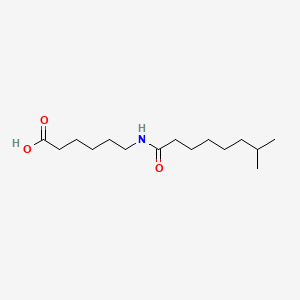 molecular formula C15H29NO3 B1619443 6-(Isononanoylamino)hexanoic acid CAS No. 71902-23-3