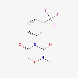 molecular formula C11H9F3N2O3 B1619447 Flumezin CAS No. 25475-73-4