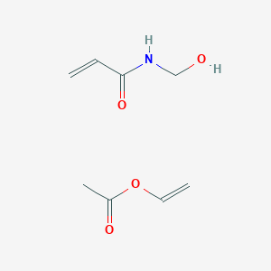 molecular formula C8H13NO4 B1619449 ethenyl acetate;N-(hydroxymethyl)prop-2-enamide CAS No. 26337-27-9