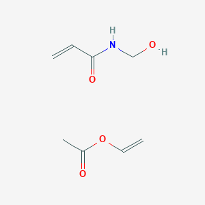 molecular formula C8H13NO4 B1619449 Acetic acid ethenyl ester, polymer with N-(hydroxymethyl)-2-propenamide CAS No. 26337-27-9