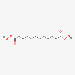 molecular formula C12H22O6 B1619460 Dodecanediperoxoic acid CAS No. 66280-55-5