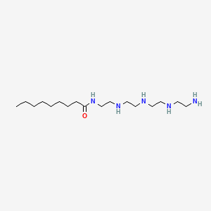 molecular formula C17H39N5O B1619462 Nonanamide, N-[2-[[2-[[2-[(2-aminoethyl)amino]ethyl]amino]ethyl]amino]ethyl]- CAS No. 26392-63-2