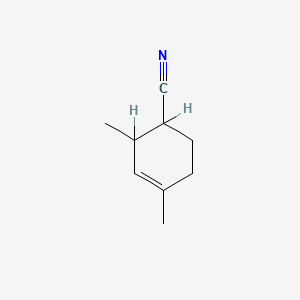 molecular formula C9H13N B1619466 3-Cyclohexene-1-carbonitrile, 2,4-dimethyl- CAS No. 66848-41-7