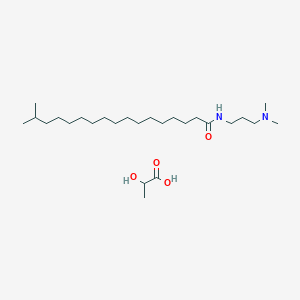 molecular formula C26H54N2O4 B1619471 Isostearamidopropyl dimethylamine lactate CAS No. 55852-15-8