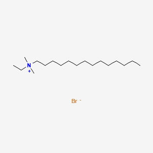 molecular formula C18H40BrN B1619479 Ethyldimethyltetradecylammonium bromide CAS No. 68527-84-4