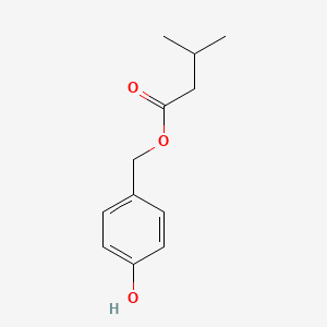 molecular formula C12H16O3 B1619487 (4-Hydroxyphenyl)methyl isovalerate CAS No. 68922-04-3