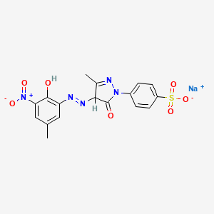 molecular formula C17H14N5NaO7S B1619490 C.I. Mordant red 94 CAS No. 61931-83-7